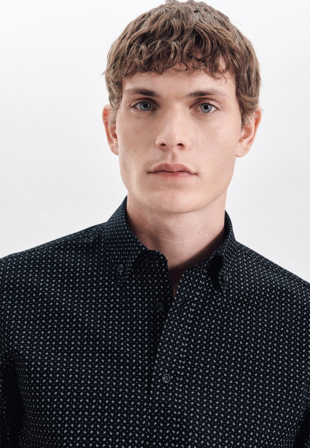 Slim Chemise d'affaires Imprimé in Bleu Foncé |  Seidensticker Onlineshop