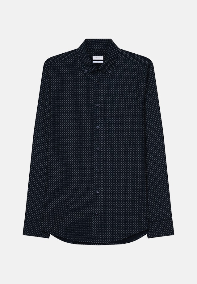 Slim Chemise d'affaires Imprimé in Bleu Foncé |  Seidensticker Onlineshop