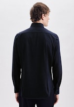 Slim Performancehemd Uni in Dunkelblau |  Seidensticker Onlineshop