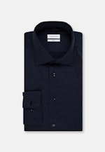 Slim Performancehemd Uni in Dunkelblau |  Seidensticker Onlineshop
