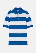 Regular Polo-Shirt Stripes in Turquoise |  Seidensticker Onlineshop