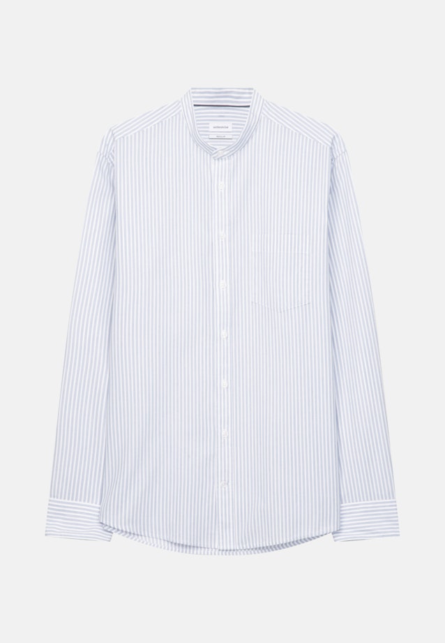 Regular Casual Hemd Streifen in Hellblau |  Seidensticker Onlineshop