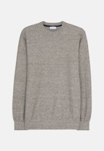 Crew Neck Pullover Uni in Grey |  Seidensticker Onlineshop