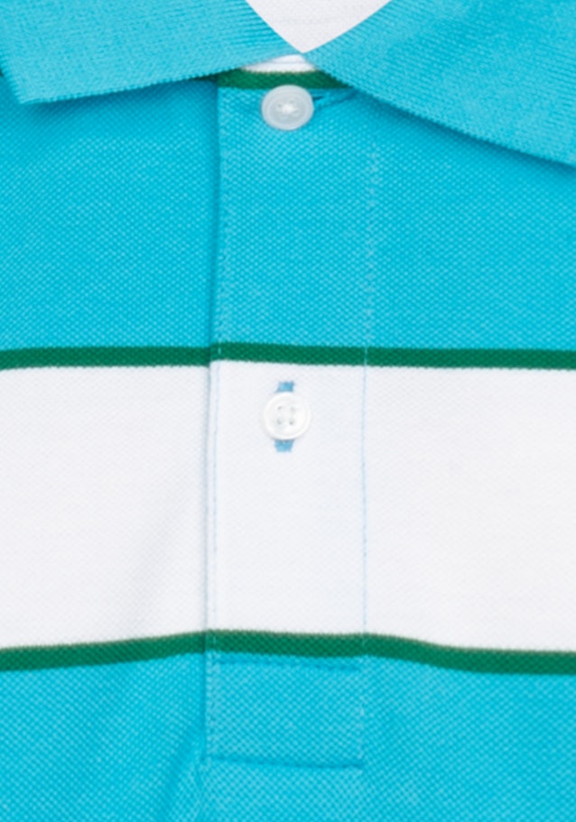 Collar Polo-Shirt in Turquoise |  Seidensticker Onlineshop