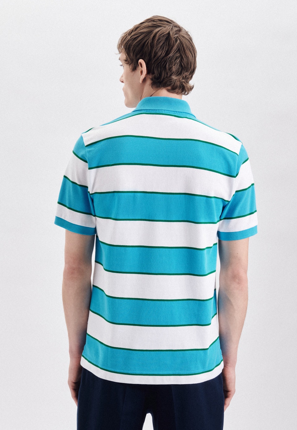 Polo-Shirt Regular in Türkis | Seidensticker Onlineshop