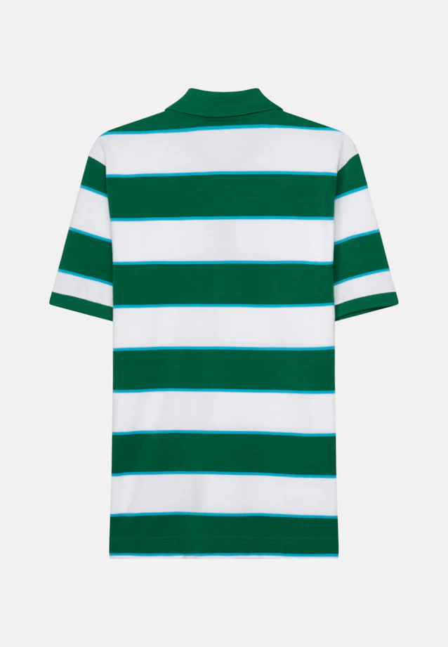 Regular Polo rayures in Vert |  Seidensticker Onlineshop