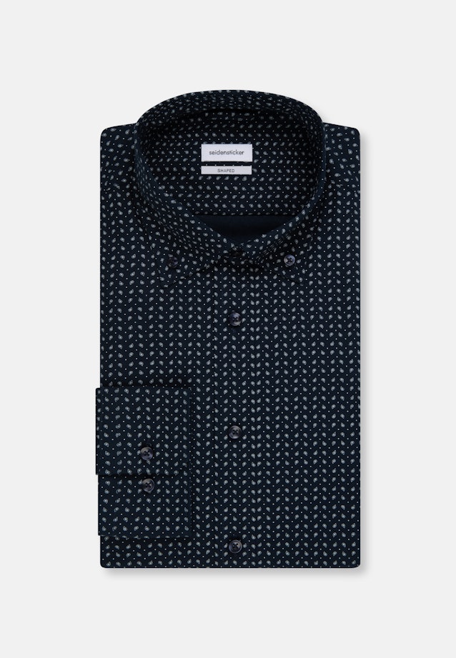 Shaped Chemise d'affaires Imprimé in Bleu Foncé |  Seidensticker Onlineshop