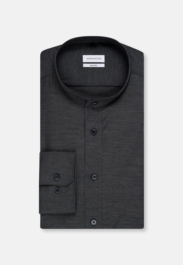 Shaped Business Hemd Uni in Grau |  Seidensticker Onlineshop