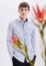 Shaped Business Hemd Karo in Hellblau |  Seidensticker Onlineshop