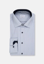 Shaped Business Hemd Karo in Hellblau |  Seidensticker Onlineshop