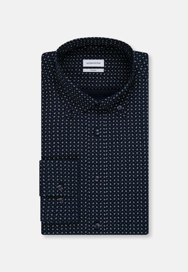 X-Slim Chemise d'affaires Imprimé in Bleu Foncé |  Seidensticker Onlineshop