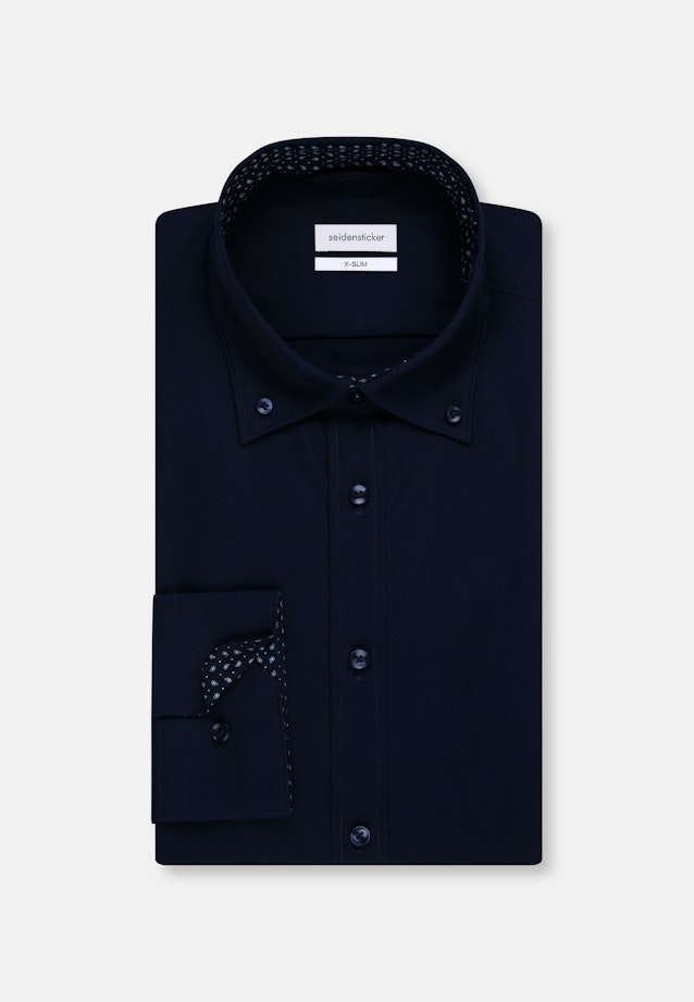 X-Slim Chemise d'affaires Uni in Bleu Foncé |  Seidensticker Onlineshop