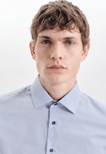 X-Slim Business Hemd Karo in Hellblau |  Seidensticker Onlineshop