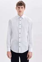 Slim Business Hemd Uni in Weiß |  Seidensticker Onlineshop