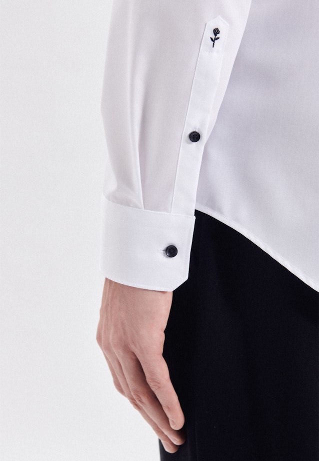 Slim Business Hemd Uni in Weiß |  Seidensticker Onlineshop