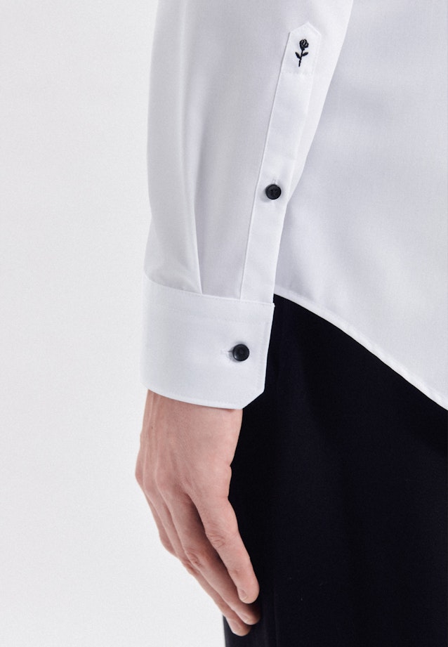 Slim Business Hemd Uni in Weiß |  Seidensticker Onlineshop