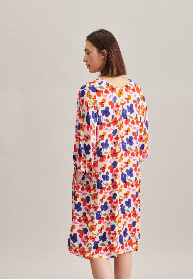 V-Neck Dress in Ecru | Seidensticker online shop