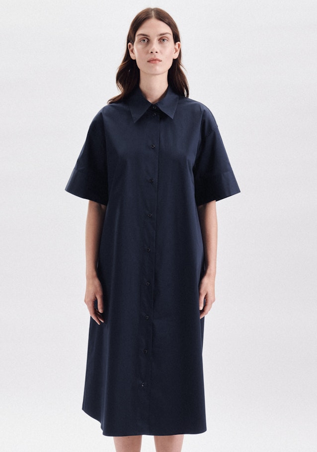 Kleid Uni in Dunkelblau | Seidensticker Onlineshop