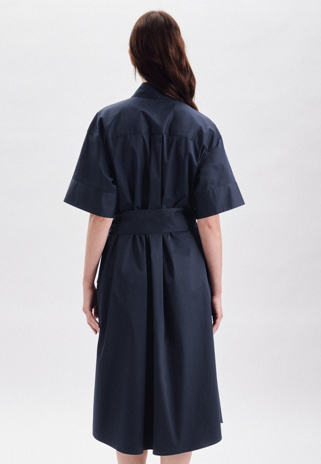 Kleid Uni in Dunkelblau |  Seidensticker Onlineshop
