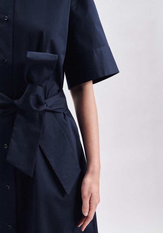 Kleid Uni in Dunkelblau | Seidensticker Onlineshop