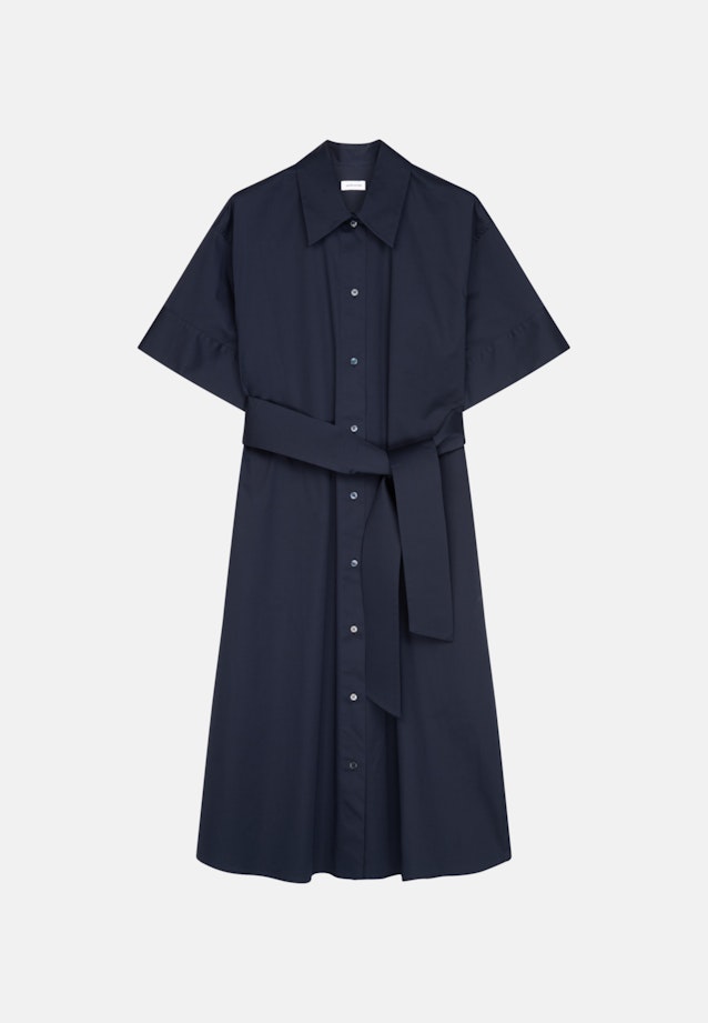 Kleid Uni in Dunkelblau |  Seidensticker Onlineshop