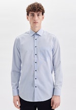 Regular Business Hemd Karo in Hellblau |  Seidensticker Onlineshop