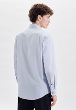 Regular Business Hemd Karo in Hellblau |  Seidensticker Onlineshop