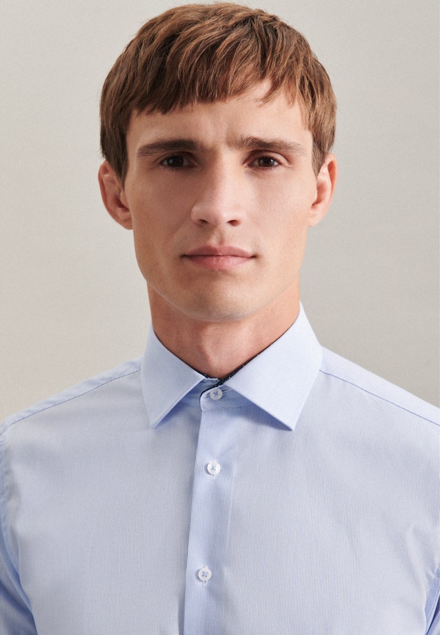 Slim Business Hemd Gestreift in Hellblau |  Seidensticker Onlineshop