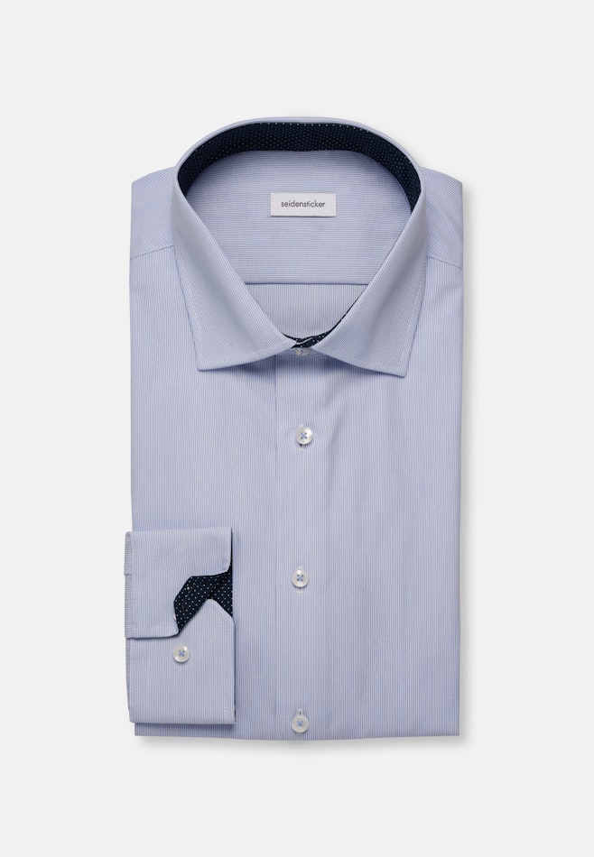 Slim Chemise d'affaires Rayures dans Bleu Clair | Boutique en ligne Seidensticker