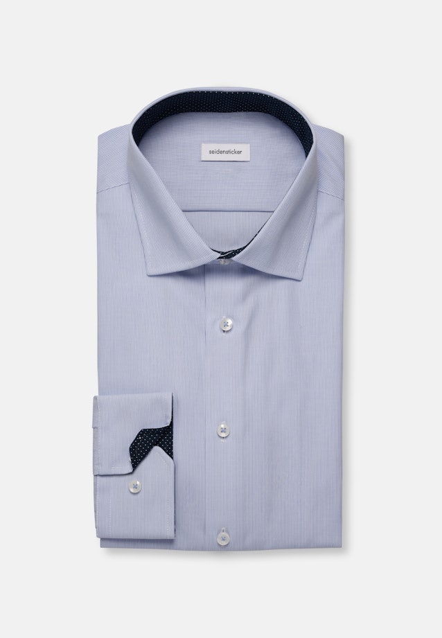 Slim Business Hemd Gestreift in Hellblau |  Seidensticker Onlineshop