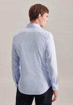 Chemise Business Slim Popeline Col Kent in Bleu Clair |  Seidensticker Onlineshop