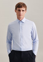 Chemise Business Slim Popeline Col Kent in Bleu Clair |  Seidensticker Onlineshop