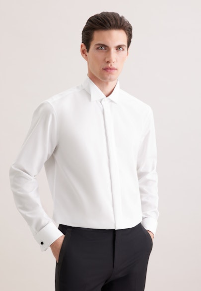 Regular Gala Uni in White |  Seidensticker Onlineshop