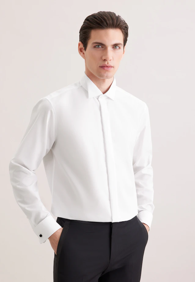 Regular Gala Uni in Blanc |  Seidensticker Onlineshop