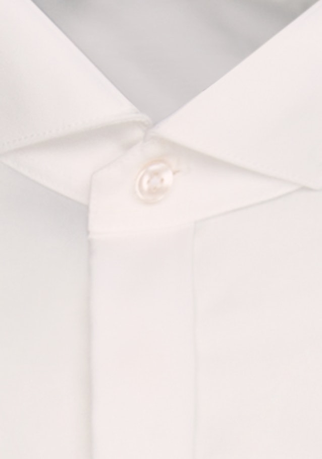 Regular Chemise de soirée Uni in Ecru | Seidensticker Onlineshop