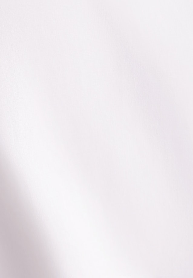 Hemdbluse mit Stretchanteil und Besatz in Blanc |  Seidensticker Onlineshop