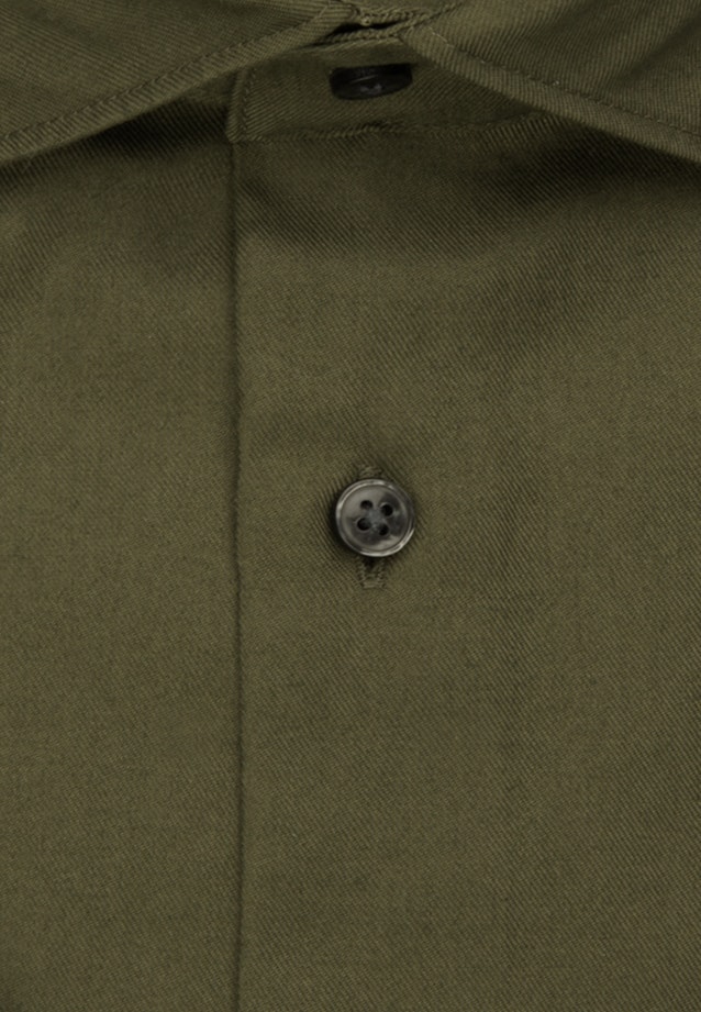 Shaped Business Hemd Uni in Grün |  Seidensticker Onlineshop