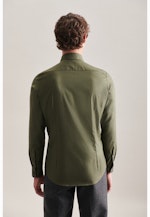 Shaped Business Hemd Uni in Grün |  Seidensticker Onlineshop