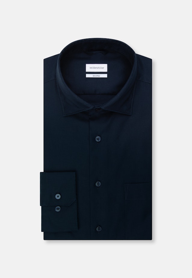 Shaped Chemise d'affaires Uni in Bleu Foncé |  Seidensticker Onlineshop