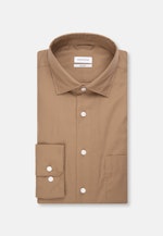 Shaped Chemise d'affaires Uni in Marron |  Seidensticker Onlineshop