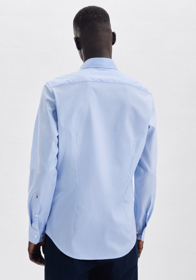 Easy-iron Twill Business Shirt in Shaped with Kent-Collar in Light Blue | Seidensticker Onlineshop