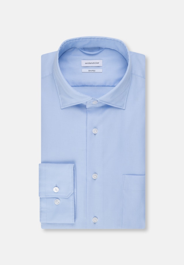 Shaped Business Hemd Uni in Hellblau |  Seidensticker Onlineshop