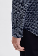 Shaped Business shirt Print in Dark Blue |  Seidensticker Onlineshop