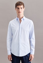 Shaped Chemise d'affaires Imprimé in Bleu Clair |  Seidensticker Onlineshop