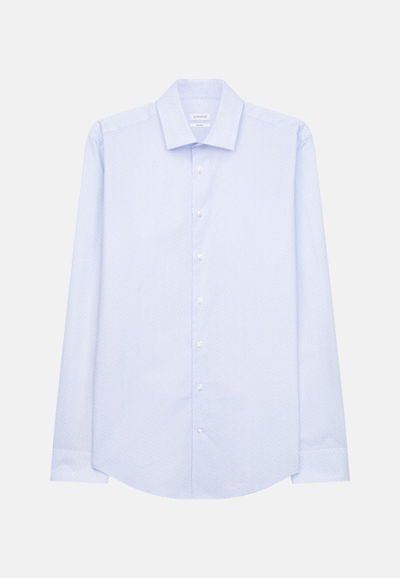 Shaped Chemise d'affaires Imprimé in Bleu Clair |  Seidensticker Onlineshop