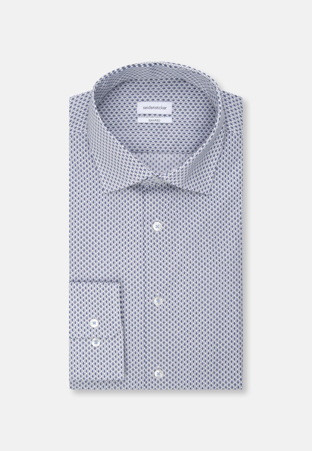 Shaped Chemise d'affaires Imprimé in Bleu Clair |  Seidensticker Onlineshop