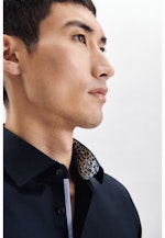 Shaped Business shirt Uni in Dark Blue |  Seidensticker Onlineshop