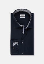 Shaped Business shirt Uni in Dark Blue |  Seidensticker Onlineshop