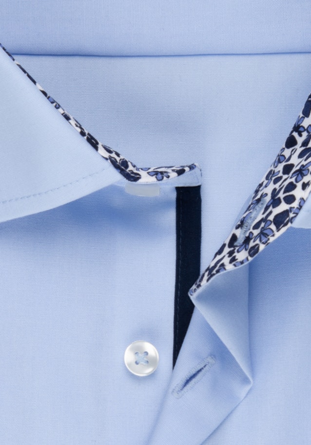 Shaped Chemise Business Uni in Bleu Moyen | Seidensticker Onlineshop