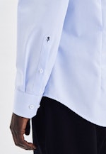 Non-iron Poplin Business Shirt in Shaped with Kent-Collar in Light Blue |  Seidensticker Onlineshop